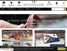 Tablet Screenshot of anchoasdeluxe.com